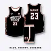 Traje de uniforme de basquete americano masculino e feminino estudante competição esportiva tamanho grande ombro estreito Camisa uniforme de equipe colete de treino estampado
