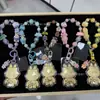 Llavero de Oro Puro Peluche Colgante Dorado Adorno para Teléfono Regalo de Moda Fábrica Mayorista Fabricante de Primera Mano Artículo Popular