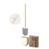 Cepillo para Inodoro de Plástico Suave Estilo Crema para el Hogar Baño Sin Rincones Muertos con Base Cepillo de Limpieza Varilla Desmontable Cepillo para Inodoro Venta al por Mayor