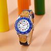 Reloj de pulsera de nailon resistente al agua con diseño de dibujos animados para niños, venta al por mayor de fábrica, con correa de lona y cuarzo, ideal para estudiantes y niños.