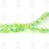 Cuentas de Cristal de Vidrio Brillantes de Alta Gama con Agujero Central, Campana, K9 Premium Electroplateado, 8/10mm, Accesorios para Joyería DIY, Aretes