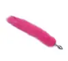Juguete Sexual Cola Artificial Plata Pequeño Tapón Anal Metálico Tapón Anal Tapón Anal Punto G Esclava Femenina Coqueteo Adulto Sm