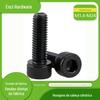 Preto 12.9 Classe Parafuso Sextavado para Cabeçote de Cilindro Parafuso com Cabeça Cilíndrica Parafuso Recartilhado M14M16M18M20M22M24