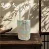 Nueva Bolsa Tote Portátil para Taza Termo Estilo Chino, Anti-Caídas, Cubierta para Taza de Agua, Cubierta Protectora, para Taza de Café, Bolsa de Regalo, Universal