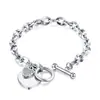 Nova Pulseira de Aço Titânio da Moda para Mulheres, Joia de Mão de Luxo Leve, Pulseiras de Casal Coreanas de Alta Qualidade, Coleção de Pulseiras Femininas