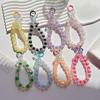 Pingente de Corrente de Celular de Cristal Avançado Novo Frisado Corrente de Pulso Pendurado Corrente Pulseira Pulseira Cordão Feminino High-end Luz