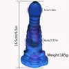 Dildo de Animales Simulados con Forma Especial, Pene Alienígena, Juguetes Sexuales Masculinos y Femeninos, Tapón Anal Manual de Silicona Suave