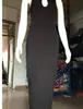 Vestido Longo Sexy Justo com Decote em V Profundo, Camisola para Mulheres Europeias e Americanas, Primavera e Verão 2021, Amazon, 18
