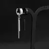 Amazon Pendientes de Cadena con Borlas Estilo Unisex Sin Género Pendientes de Cadena de Acero Inoxidable Punk Venta al por Mayor