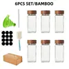 Garrafa de Vidro para Temperos de Grau Alimentício, Selada e à Prova de Umidade, Pote de Temperos Especial para Cozinha Doméstica, Churrasco e Camping, Garrafa de Pimenta