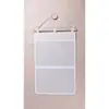 Portfólio de arte escolar, exposição de jardim de infância, projetos de arte e desenho infantis, armazenamento de sala de aula, bolsa transparente para pendurar livros