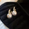 Pendientes Vintage de Segunda Mano con Circonita y Perla Lujo Accesible Exquisitos Pendientes de Gama Alta Diseño de Pendientes de Nicho Venta al por Mayor