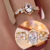 Anillo de Moda Retro Francés Venta Caliente Transfronteriza Estilo de Corte Borde de Encaje Incrustado de Circonita Lujo Ligero Gama Alta Exquisito Anillo para Dedo