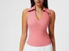 Ropa de Tenis de Color Contrastante Traje Deportivo para Mujer Top Deportivo Fitness Chaleco de Yoga de Secado Rápido Falda Corta Media Falda
