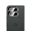 Adecuado para película protectora de cámara para teléfono Google Pixel 11 Pro Fold con marco metálico, película protectora de lente tipo ojo de águila de punto de diamante de vidrio