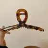 Grampo de Cabelo Floral Geométrico de Tecido Igual ao da Zhao Lusi, Presilha de Tubarão de Alta Qualidade e Requintada, Acessórios de Cabelo Modernos e Versáteis para Mulheres