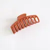 Prático Simples Acrílico Estilo Coreano Grande Presilha de Garra Cor Fosca Banho Cabelo Garra Acessórios de Cabelo Coreanos Feminino Combina com Tudo Presilha Grande