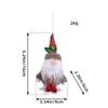 Adornos de Muñeca Navideños de Amazon 2026 Decoraciones para Árbol de Navidad Adornos Colgantes de Anciano del Bosque Muñeco Gnomo Adornos Pequeños