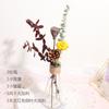 Ramo de flores secas de Yunnan con hojas de eucalipto inmortales, estilo nórdico, adornos decorativos para el hogar y la sala de estar, accesorios de tiro DIY.