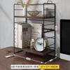 Prateleira de Armazenamento Simples Estante de Livros Suporte de Armazenamento para Mesa de Escritório Estante Pequena de Ferro para Mesa de Casa Multi-Camadas