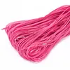 Cuerda de tira de presión de PU compuesto con cuerda de cuero de color cuerda de mano línea trenzada pulsera collar accesorios cuerda de cuero venta al por mayor