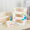 Caja de Cartón para Pastel de Ventana de Chifón Hokkaido al por Mayor de 2 Piezas 3 Piezas 4 Piezas para Empaque de Magdalenas y Horneado