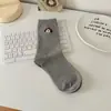 Calcetines de Fábrica para Mujer Estilo Cuatro Estaciones Media Pantorrilla INS Modernos Versátiles Dibujos Animados Japoneses Perrito Lindo Estilo Académico Calcetines Apilados Sueltos