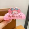 Pinzas para el Cabello de Dibujos Animados Estilo Japonés para Niñas, Cinnamoroll, My Melody, Pinzas de Tiburón, Accesorios para el Cabello de Kuromi, Regalos Lindos