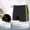 Nuevos bañadores tipo bóxer, bañadores de moda para piscina, playa, poliéster, de secado rápido, antivergüenza, venta al por mayor