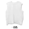 Chaleco Chaleco de Hilo Grande para Hombre Tendencia Nueva Universal Cuatro Estaciones Chaleco de Algodón Top sin Mangas Holgado para Hombres y Mujeres