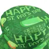 Calle Shamrock Transfronteriza. Sombrero del Día de San Patricio Sombrero de Pescador Estampado Decorativo Festivo Sombrero de Sol Sombrero de Cubeta Sombrero de Sol