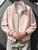 Chaqueta de cuero para motocicleta transfronteriza para hombre, estilo corto otoño-primavera, chaqueta aviador de ajuste limpio para parejas, chaqueta de béisbol de marca de moda