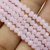 Material para Bisutería DIY de Cuentas Rosas Cristal Artificial Agujero Recto Cuentas Sueltas con Agujero Cuentas Planas Cuentas Redondas Accesorios de Cuentas de Vidrio