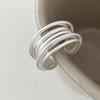Anillos de Línea Multicapa para Mujer, Espiral Geométrica de Moda Retorcido Personalizado Estilo Nuevo Anillo Abierto, Anillo Dulce y Fresco para el Dedo Índice