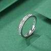 Anillo de plata de ley Yilu S925 de estilo étnico con diseño de hierba Tang auspicioso para parejas, anillo con diseño de nicho de moda y sentido del anillo