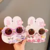 Gafas de sol nuevas estilo Ins con juego de cadena para gafas gafas de sol de estilo infantil a la moda juego de cadena para gafas protección UV