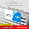 Placas Personalizadas para Estações de Trabalho de Funcionários, Telas de Lousa Branca em Acrílico, Placas de Identificação para Mesas de Escritório, Placas de Assento Suspensas