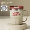 Taza de Camping Acero Inoxidable 304 Taza de Agua con Tapa Portátil para Exteriores Taza de Café para Oficina Montable en Coche Taza Creativa