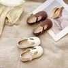 Zapatos de Cuero Estilo Coreano para Bebés y Niñas Pequeñas 2025 Primavera Verano Nuevo Estilo Zapatos de Cuero para Niños Pequeños Niña Bebé Verano Niña Pequeña Zapatos de Suela Suave