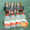 Soporte de Cuchillos de Acero Inoxidable para Cocina Soporte de Cuchillos de Pared Estante de Almacenamiento Soporte sin Taladro para Cuchillos de Verduras Palillos Estante de Almacenamiento Integrado