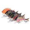 Weihe Sports Señuelo de Pesca Multisección Tipo Pez Juego de 5 Piezas 8cm 15g Señuelo de 6 Secciones Señuelo de Pesca Hundido Cebo Duro Transfronterizo