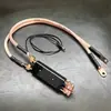 Soldador de Puntos Portátil con Batería de Litio 18650, Bolígrafo de Soldadura por Puntos de Cobre Resistente Morado, Presionar para Activar la Soldadura Automáticamente