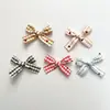 Accesorios de Lazo de Tela a Cuadros con Forma de Corazón Estilo Coreano DIY Bolsa Zapato Flor Sombrero Accesorios Leggings Accesorios de Ropa