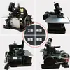 Máquina overlock de tres hilos marca Butterfly Flying Man, pequeña eléctrica de escritorio para el hogar, ribeteadora overlock de costura