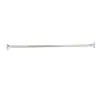 Fábrica de comércio exterior tubo redondo reforçado aço inoxidável cabide de roupas haste de suporte de varanda haste de pendurar em guarda-roupa sem furar haste telescópica
