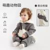 David Bella mismo estilo mameluco de bebé animal Súper Lindo Primavera y Otoño Invierno para bebé niño y niña antiestático ropa de bebé mameluco