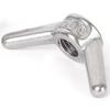 Tuerca de mariposa de acero inoxidable 304, tuerca de mariposa, lingote, cuerno, tornillo de mano M8M10M12M14M16M20