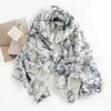 Cachecol com Estampa Listrada Estilo de Rua Europeu e Americano Moda Cashmere Sintético Cachecol Quente da Moda Xale Atmosférico de Outono e Inverno para Uso Externo para Mulheres