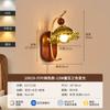 Lámpara de Pared Estilo Medieval Hotel B&B Pasillo Pasillo Dormitorio Mesita de Noche Madera Maciza Vidrio Estilo Americano Cafetería Estilo Francés Luminarias