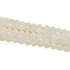 Jade Blanco Seda Dorada Aiyu Cuentas Redondas Cadena Larga Cuentas Sueltas Jade Semiacabado Hecho a Mano DIY Fabricante Mayorista S3121802
